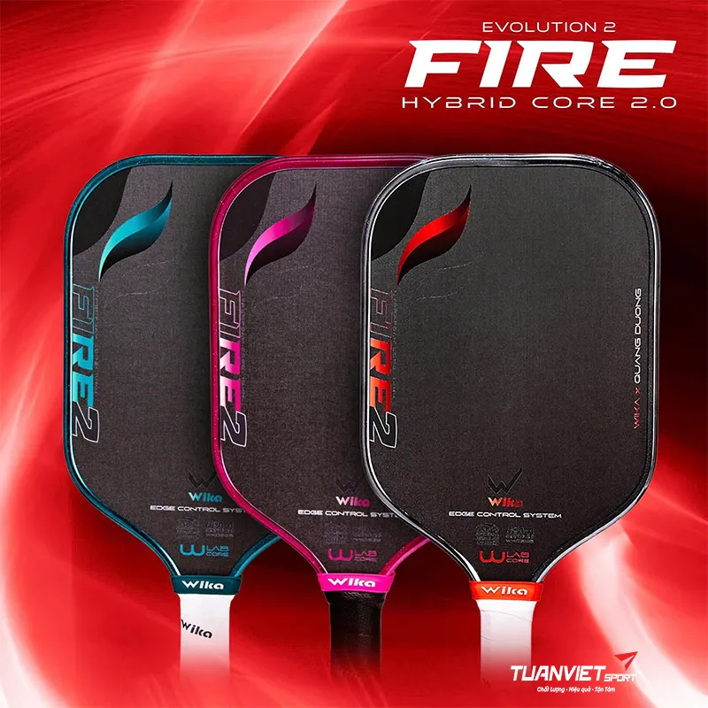 Vợt Pickleball Wika Quang Dương Fire 2&nbsp;