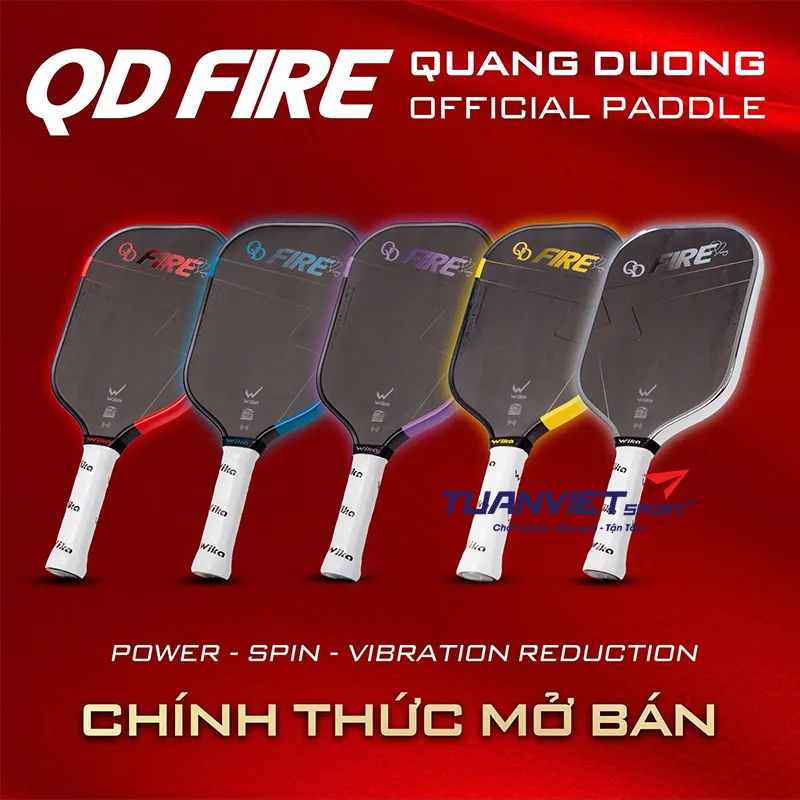 Vợt Pickleball Wika Quang Dương Fire