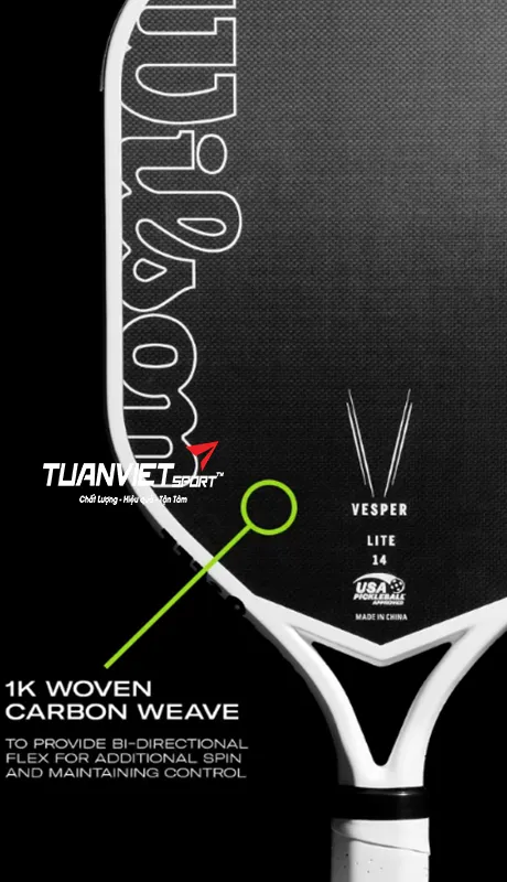 Công nghệ nổi bật Vợt Pickleball Wilson Vesper Lite 14 