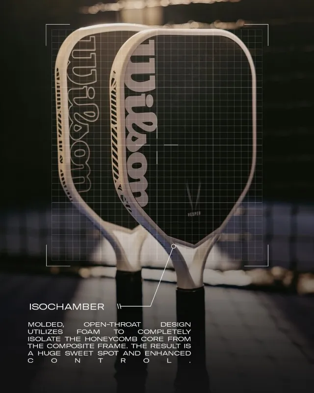 C&ocirc;ng nghệ của Vợt Pickleball Wilson Vesper Power 14