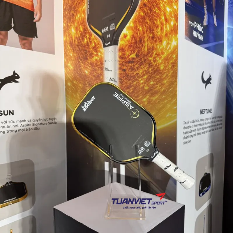 H&igrave;nh ảnh thực tế của Vợt Pickleball Zocker Aspire Signature