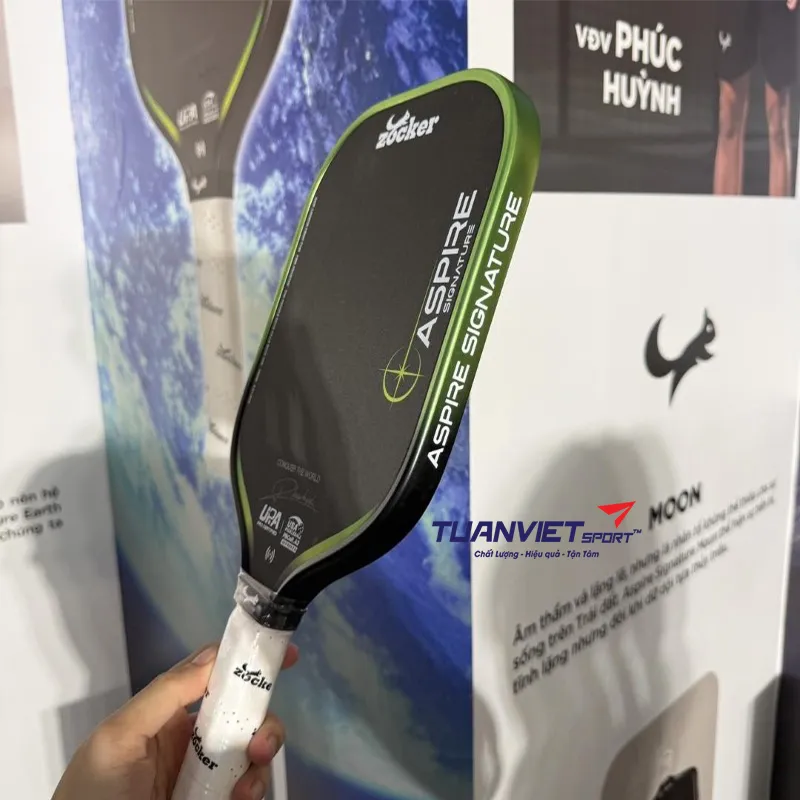 H&igrave;nh ảnh thực tế của Vợt Pickleball Zocker Aspire Signature