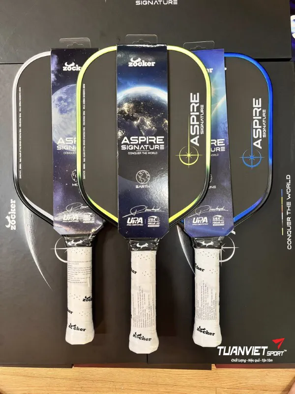 H&igrave;nh ảnh thực tế của Vợt Pickleball Zocker Aspire Signature