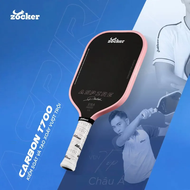 Vợt pickleball Zocker Aspire x Phúc Huỳnh