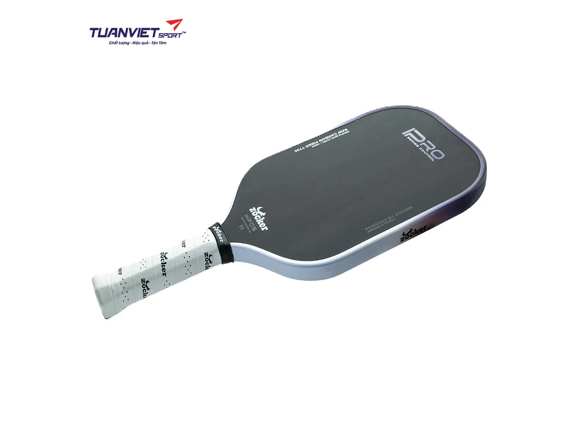 Vợt Pickleball Zocker Happy HP05 Pro Series Control White/Purple