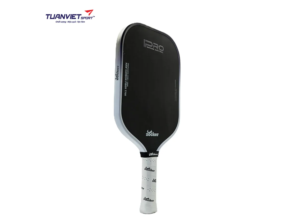 Vợt Pickleball Zocker Happy HP05 Pro Series Control White/Purple