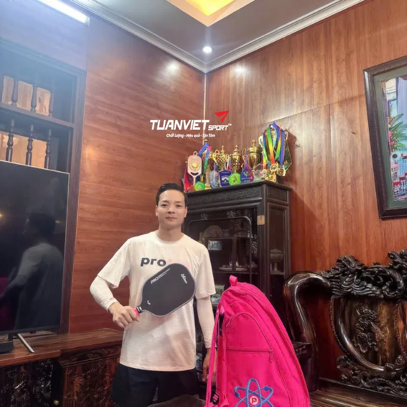 Vợt Pickleball Zocker Happy HP07 Pro Series Balance - Màu Xám