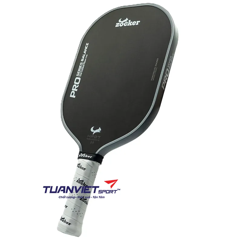 Vợt Pickleball Zocker Happy HP07 Pro Series Balance - Màu Xám