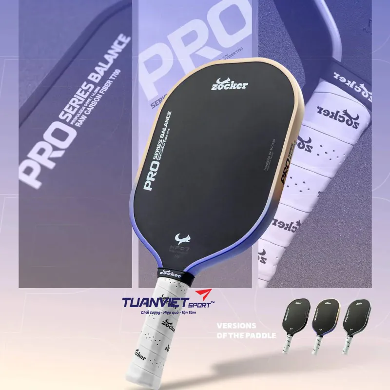 Vợt Pickleball Zocker Happy HP07 Pro Series Balance 