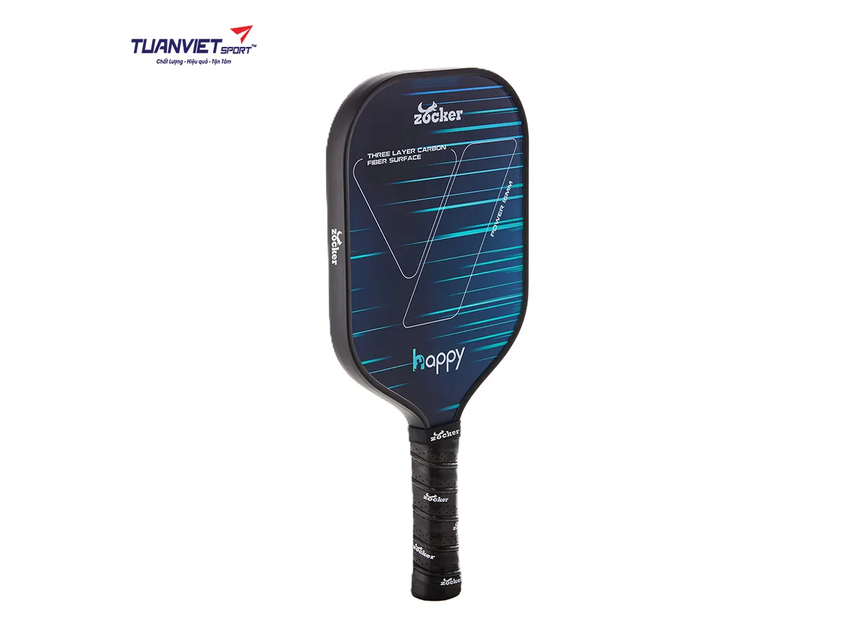 Vợt Pickleball Zocker Happy HP1 Standard Black