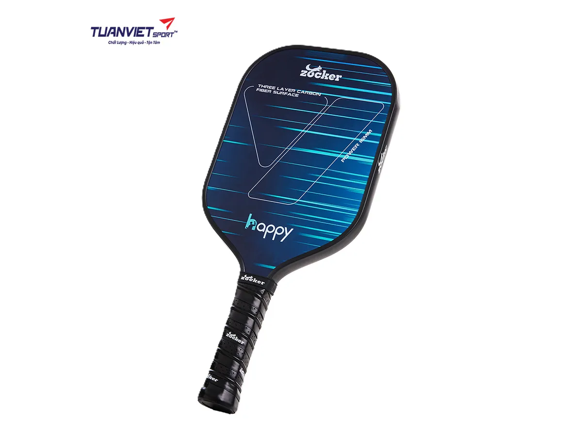 Vợt Pickleball Zocker Happy HP1 Standard Black