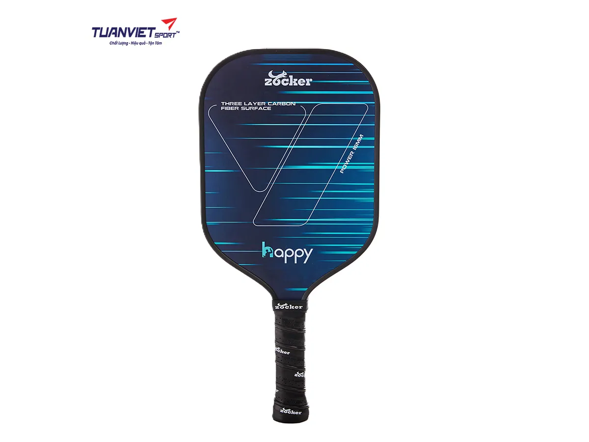 Vợt Pickleball Zocker Happy HP1 Standard Black