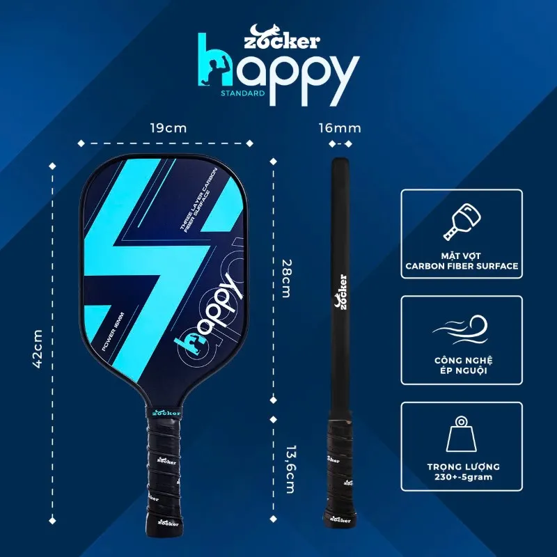 Zocker Happy HP1 Standard Thunder Black