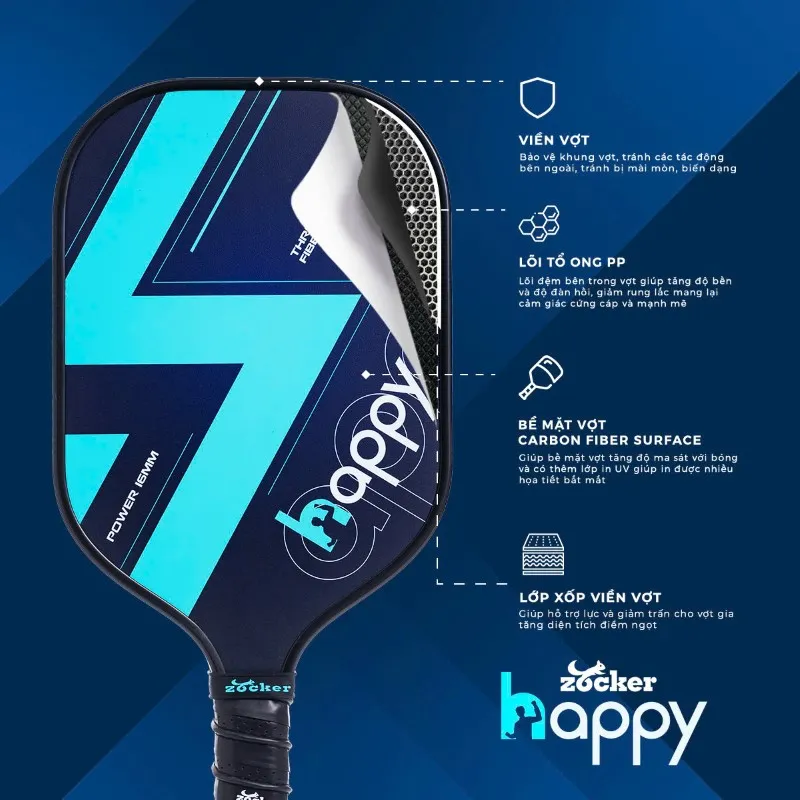 Zocker Happy HP1 Standard Thunder Black