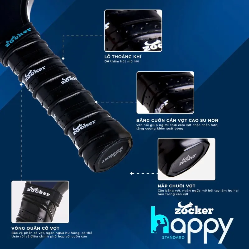 Zocker Happy HP1 Standard Thunder Black