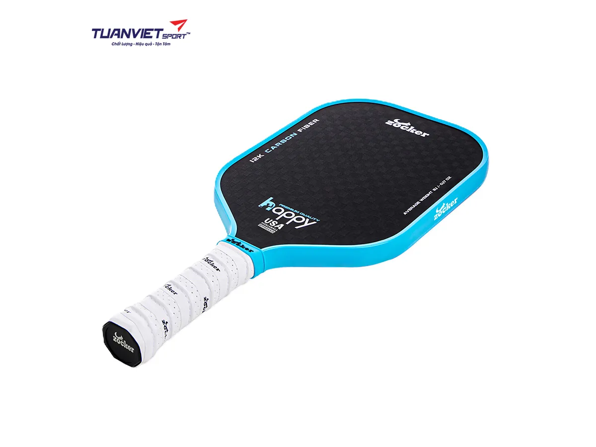 Vợt Pickleball Zocker Happy HP3 Premium Quality Blue
