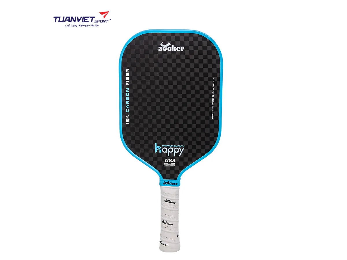 Vợt Pickleball Zocker Happy HP3 Premium Quality Blue