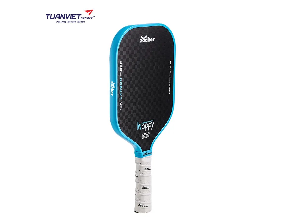 Vợt Pickleball Zocker Happy HP3 Premium Quality Blue