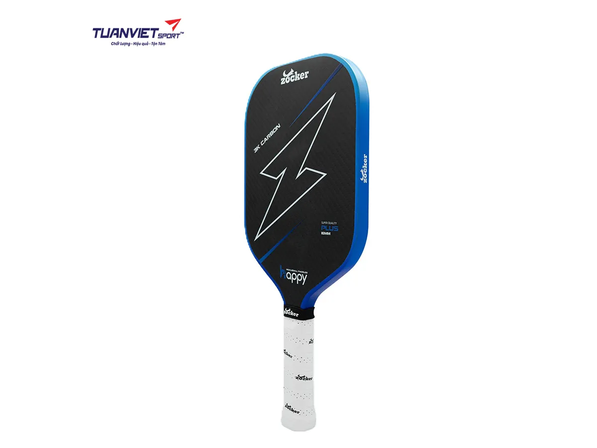 Vợt Pickleball Zocker HP02 Plus Edgeless Super Quality Blue