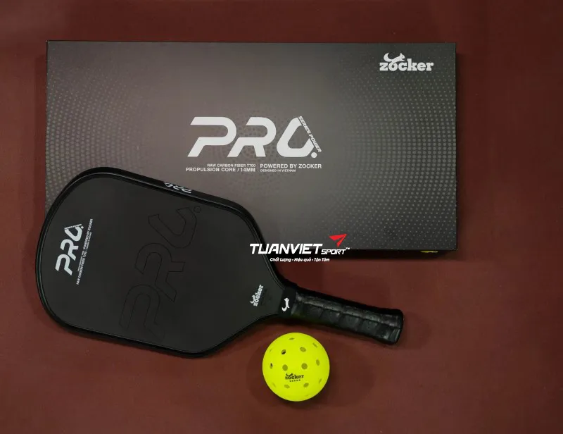 Hình ảnh thực tế của Vợt Pickleball Zocker HP06 Pro Series Power - Black