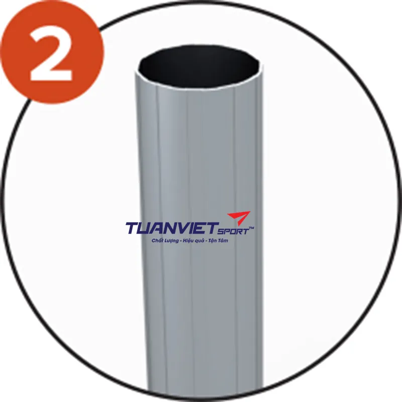 N&ograve;ng ch&ocirc;n nh&ocirc;m trụ tennis Sodex Sport S25363BR