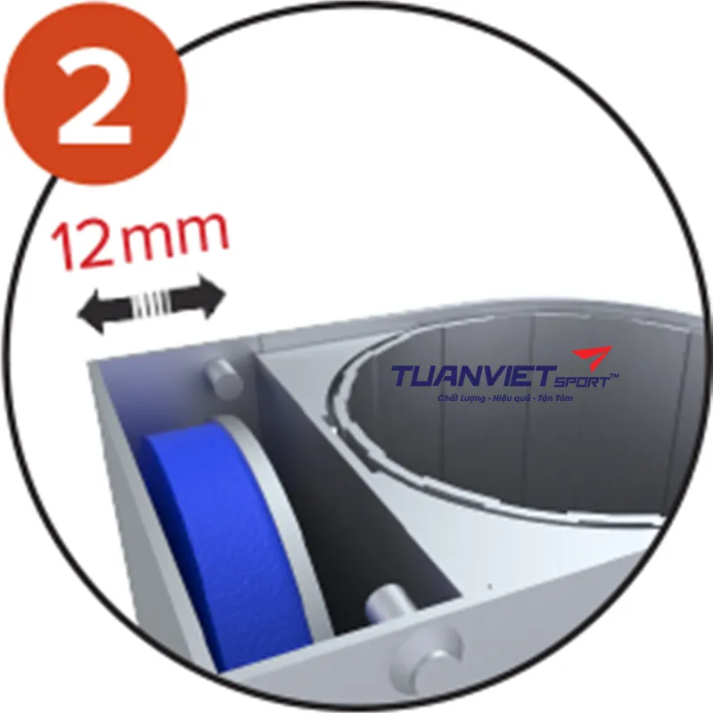 Nòng chôn nhôm trụ tennis Sodex Sport S25369BR