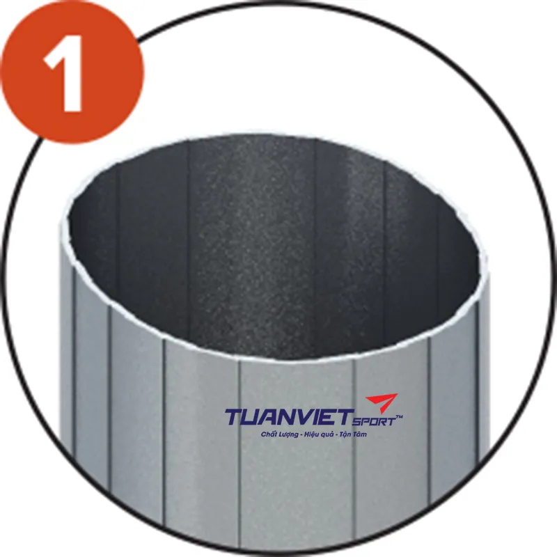 N&ograve;ng ch&ocirc;n nh&ocirc;m trụ tennis Sodex Sport S25378BR