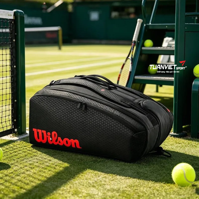 T&uacute;i Đựng Vợt Tennis Wilson Clash V3 Super Tour 15 Pack