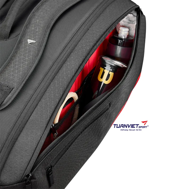 T&uacute;i Đựng Vợt Tennis Wilson Clash V3 Super Tour 15 Pack