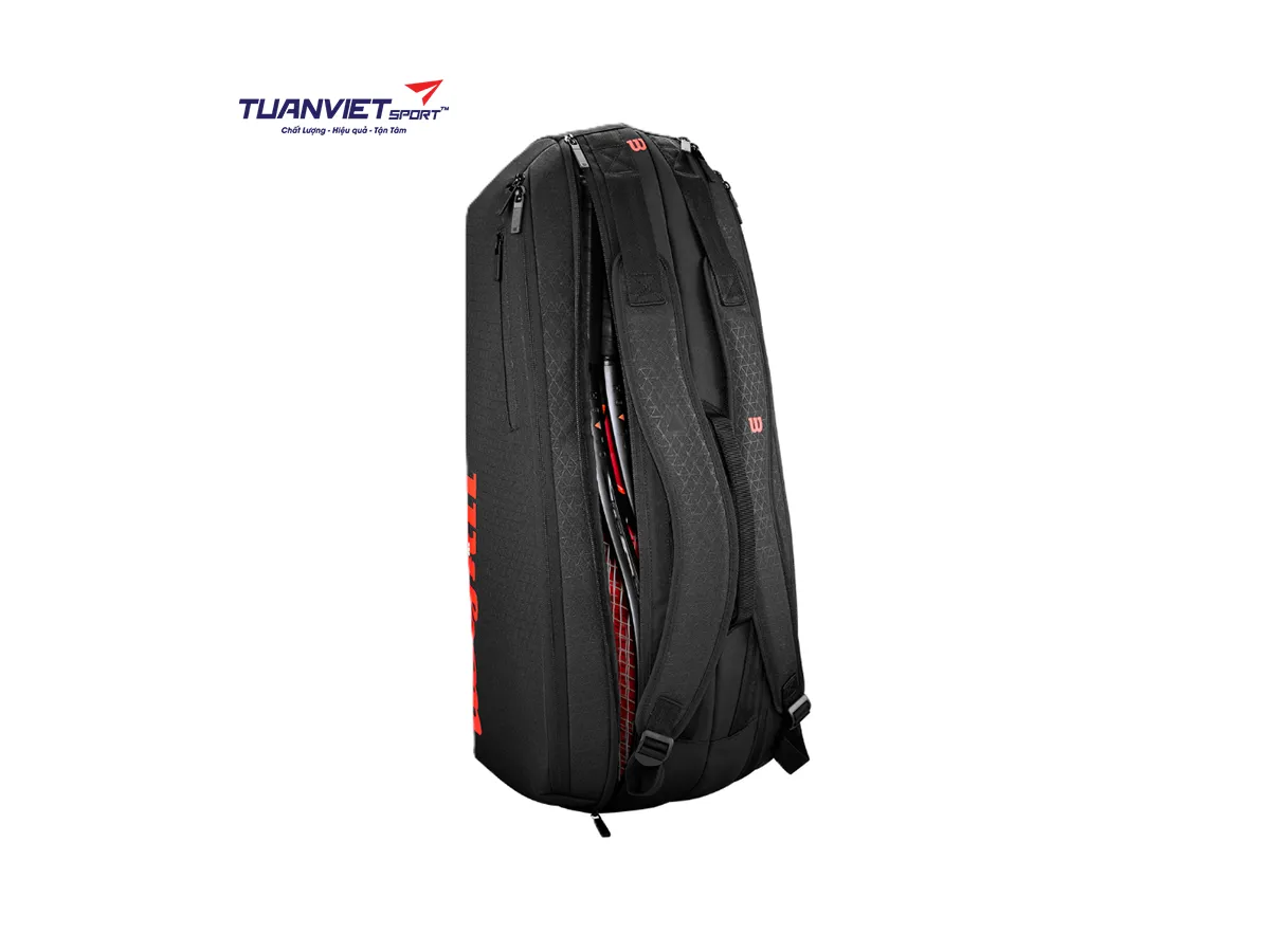 Túi Đựng Vợt Tennis Wilson Clash V3 Super Tour 6 Pack