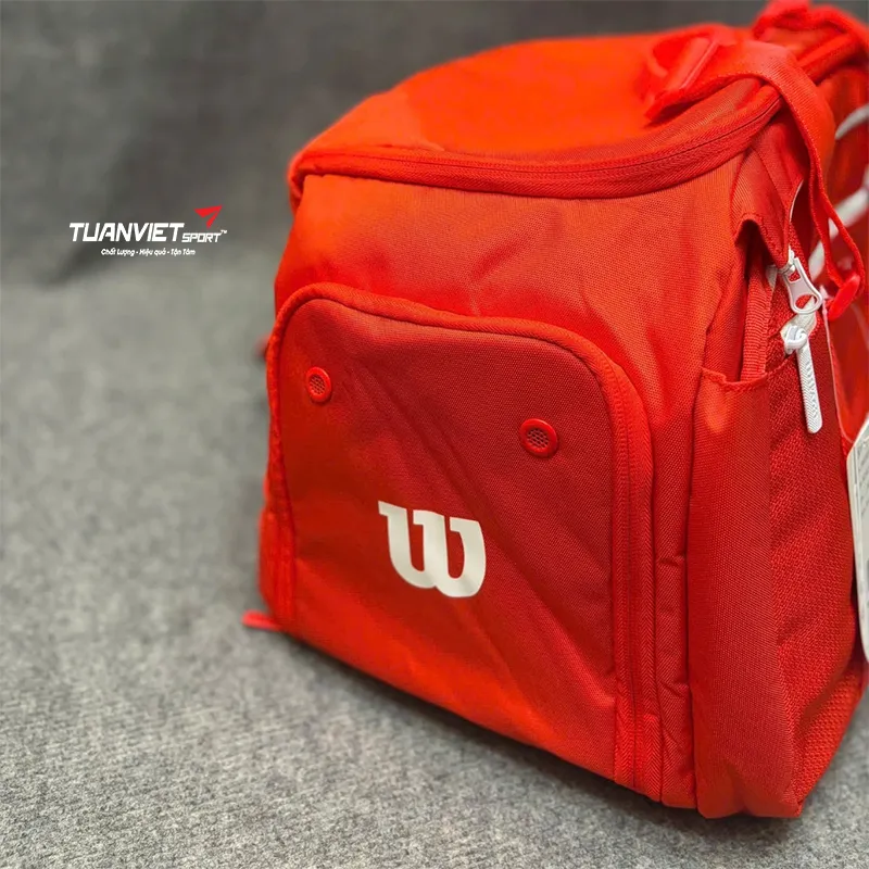 T&uacute;i Đựng Vợt Tennis Wilson Super Tour Red Small Duffel