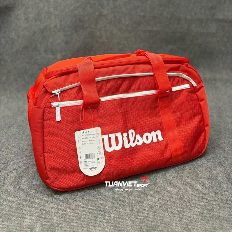 T&uacute;i Đựng Vợt Tennis Wilson Super Tour Red Small Duffel