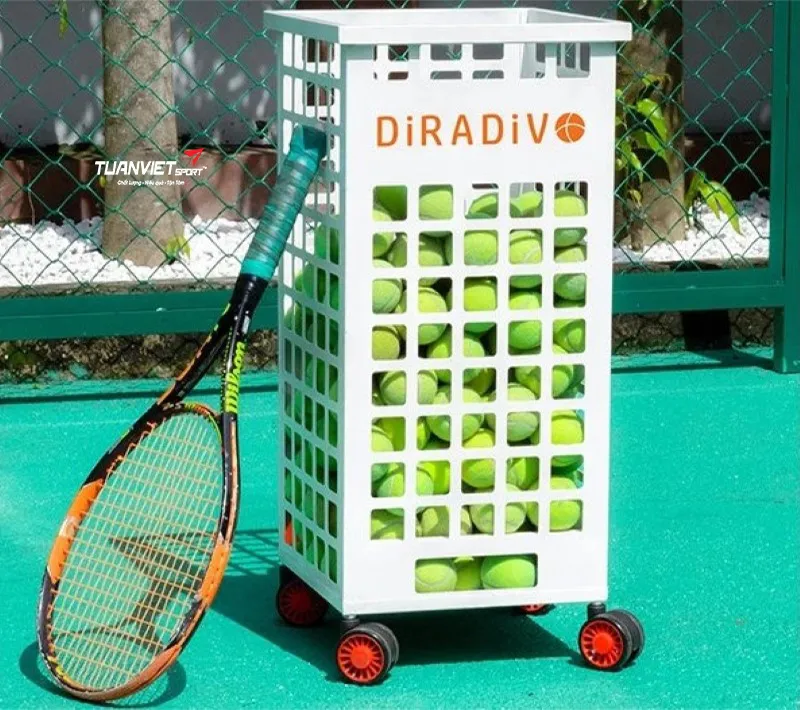 Th&ugrave;ng đựng b&oacute;ng pickleball