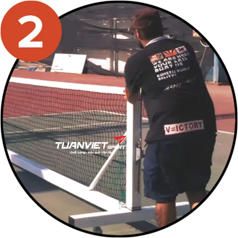 Trụ tennis di động có bánh xe di chuyển Sodex Sport S25219