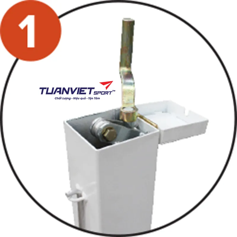 Trụ tennis chôn nòng Sodex Sport S25225