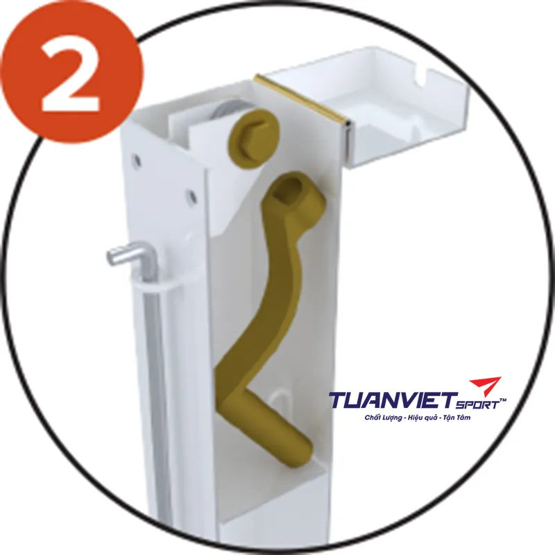 Trụ tennis chôn nòng Sodex Sport S25225