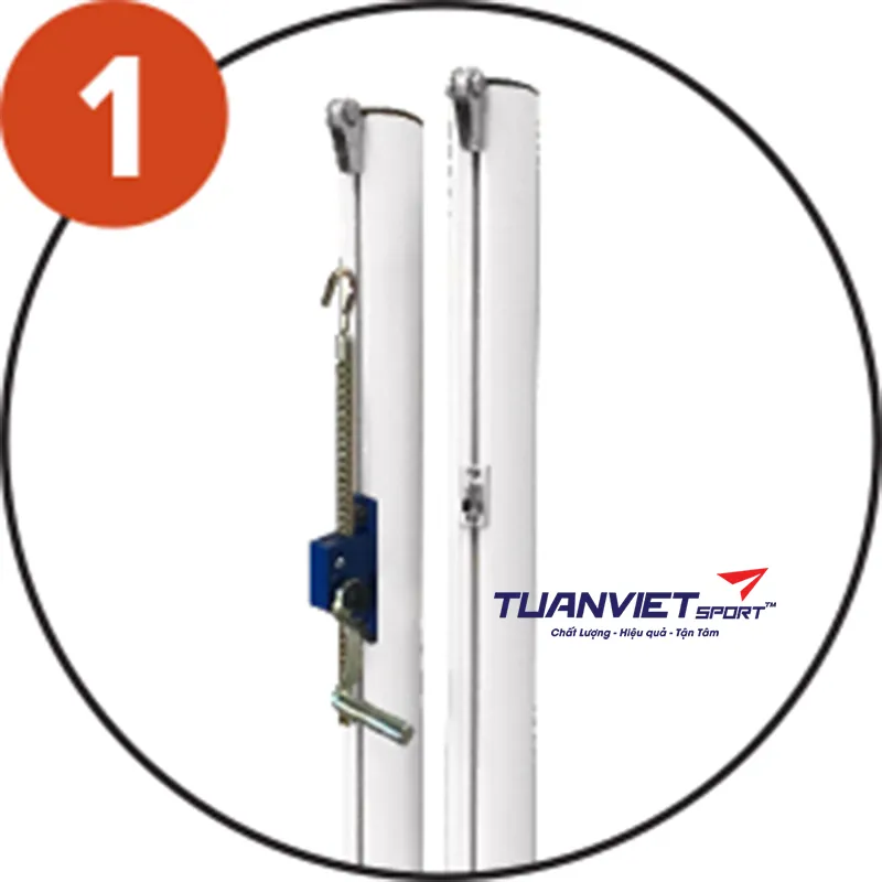 Trụ chôn nòng nhôm sơn tăng đơ ngoài Sodex Sport S25233