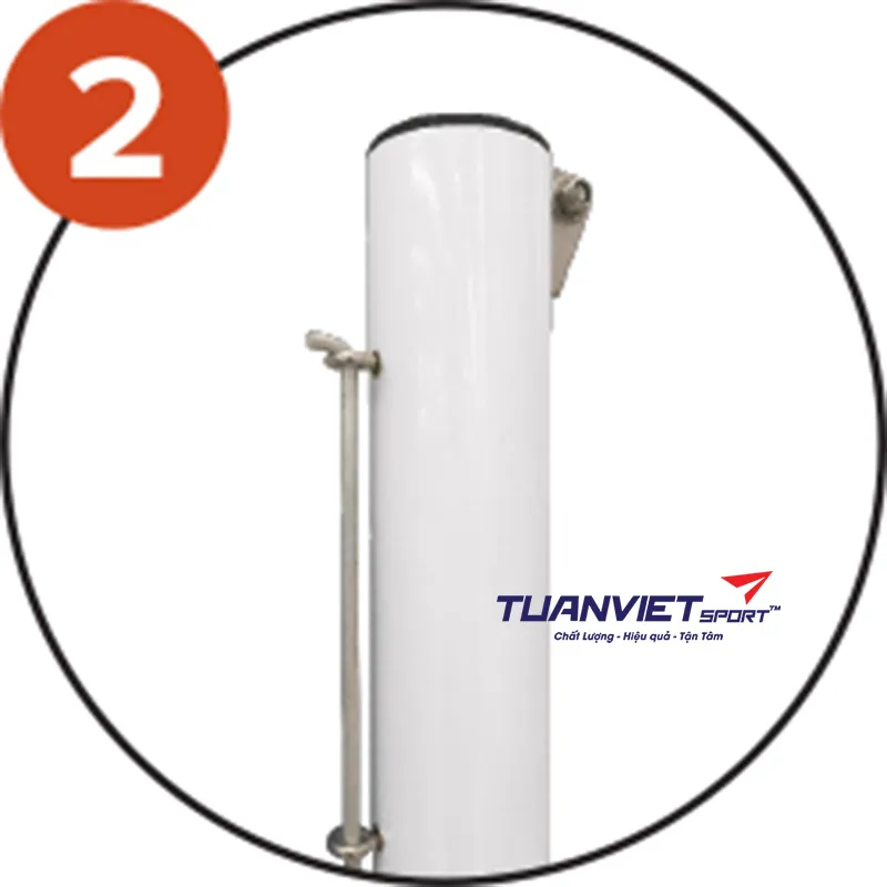 Trụ chôn nòng nhôm sơn tăng đơ ngoài Sodex Sport S25233