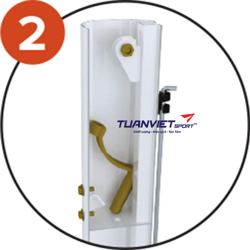 Tính năng nổi bật của Trụ tennis Sodex Sport S25241