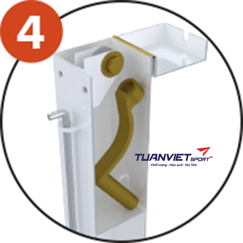 Trụ tennis đặt nổi tăng đơ trong Sodex Sport S252565