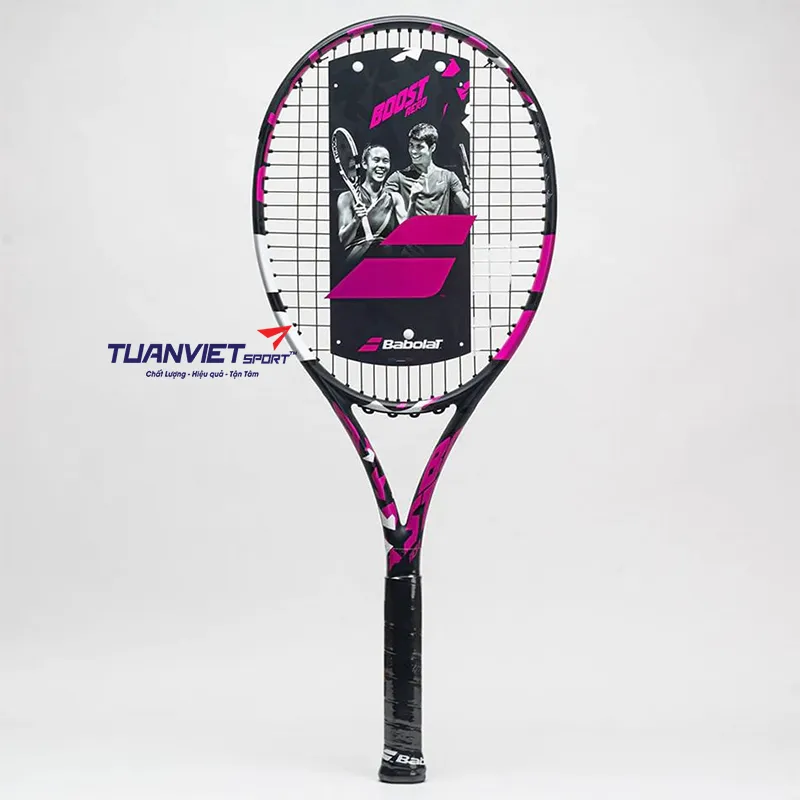Vợt tennis Babolat Boost Aero Pink Strung