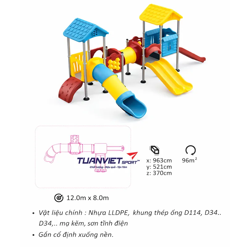 Cụm vận động li&ecirc;n ho&agrave;n LLDPE NIK155120NN