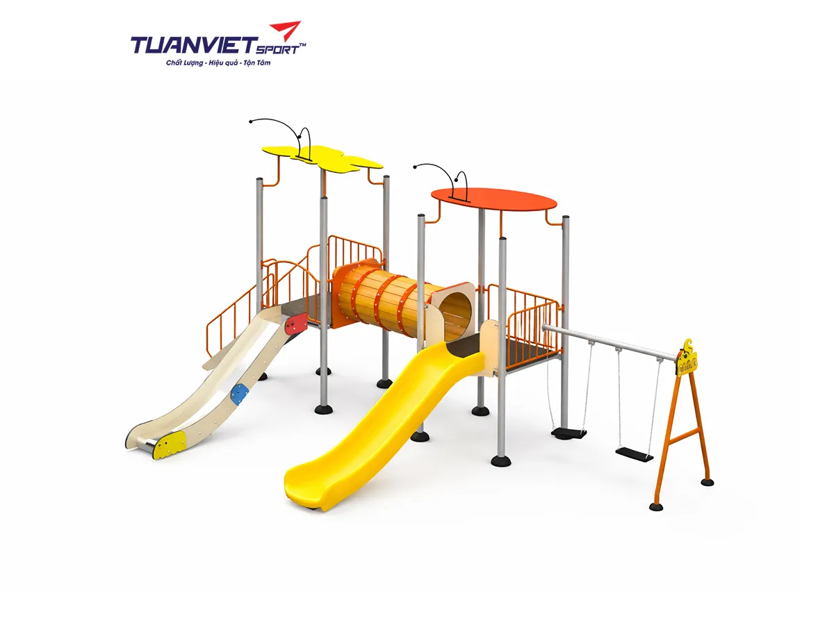 Cụm vận động liên hoàn 2 mái che NIK703211