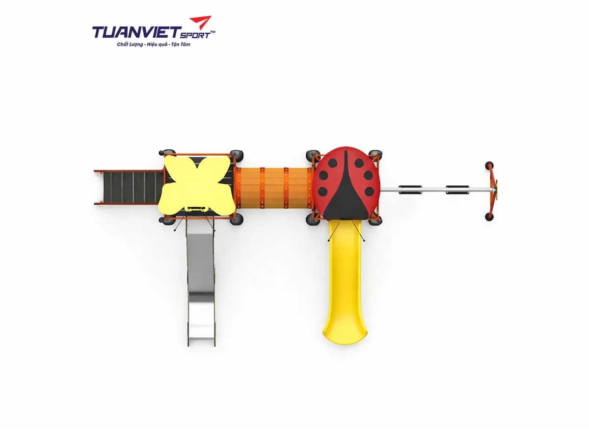 Cụm vận động liên hoàn 2 mái che NIK703211