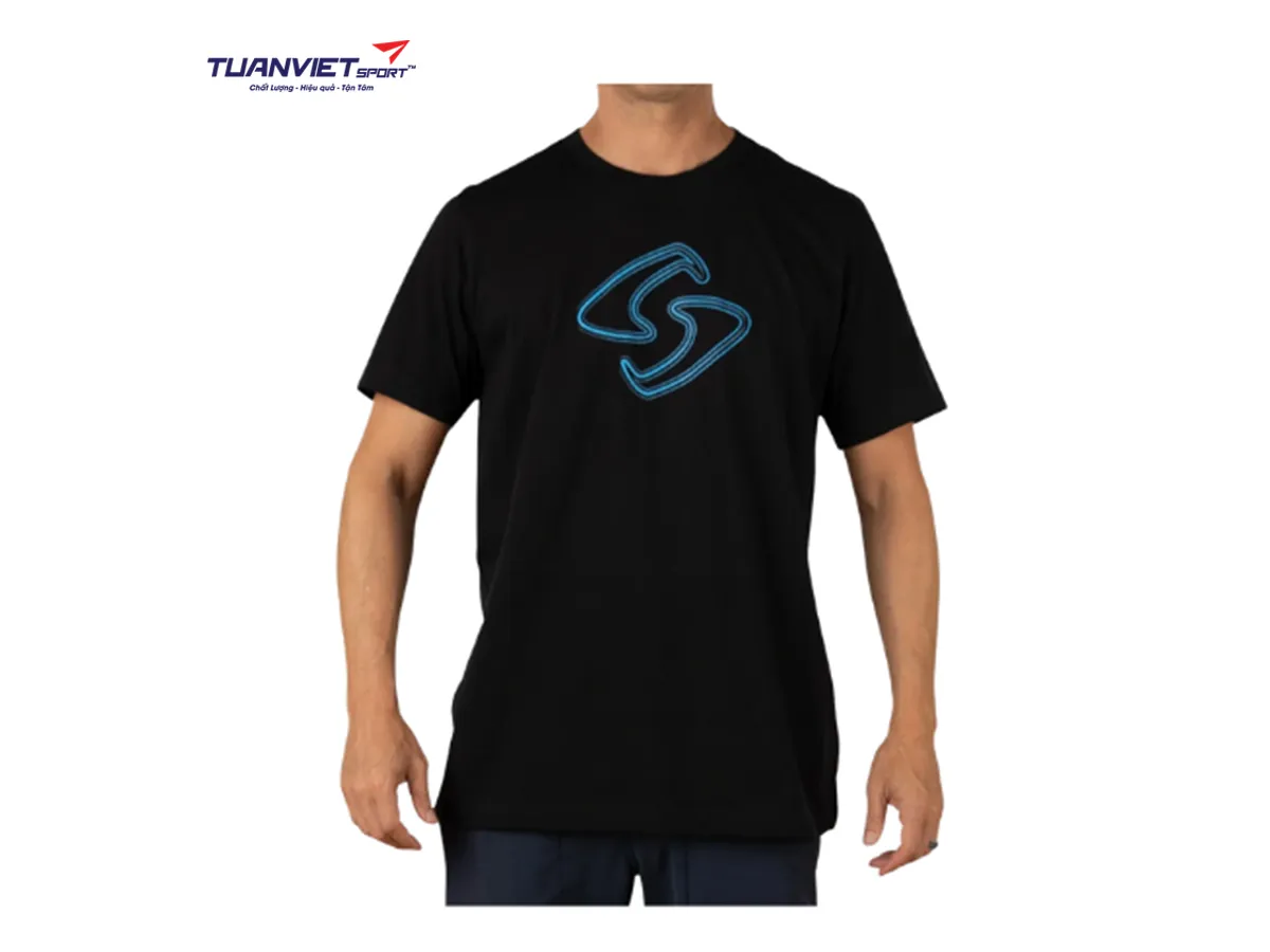 Áo Cotton Tee Black thể thao nam Gearbox