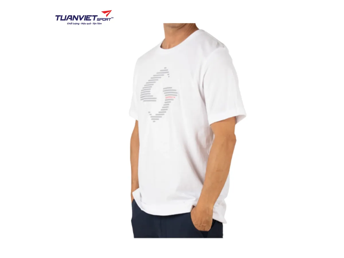 Áo cotton thể thao nam Gearbox Tee White