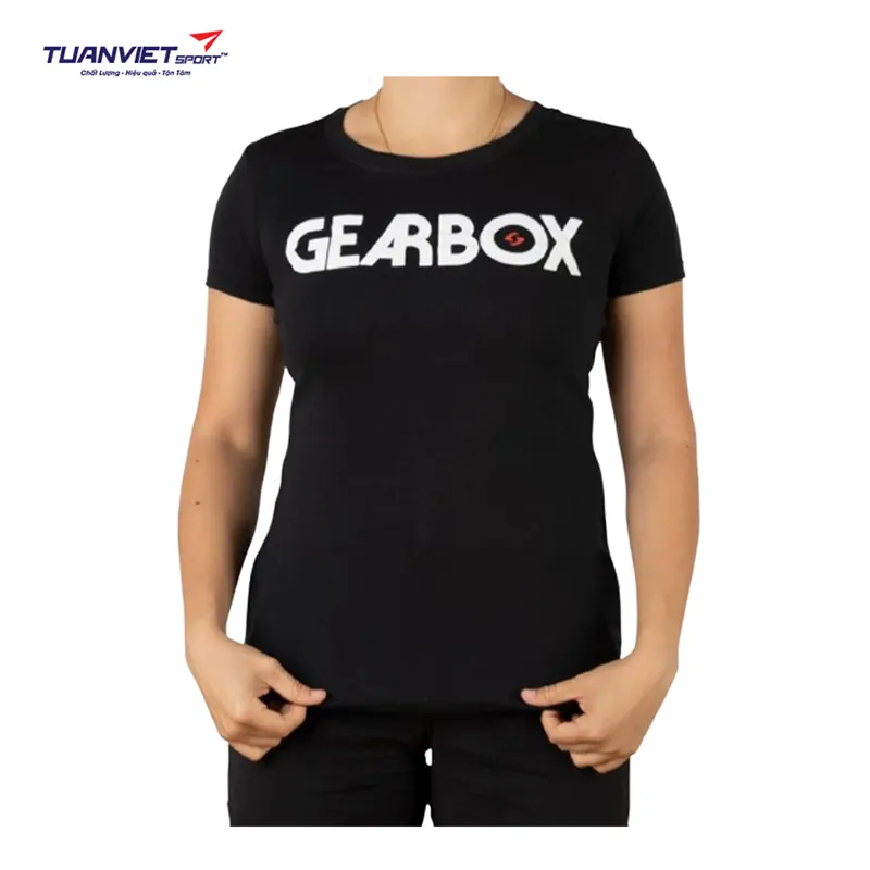 Áo Cotton Thể Thao Nữ Cotton Tee Black (Tilt)