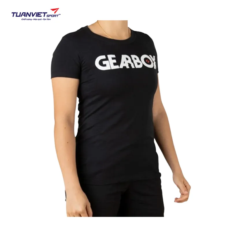 Áo Cotton Thể Thao Nữ Cotton Tee Black (Tilt)