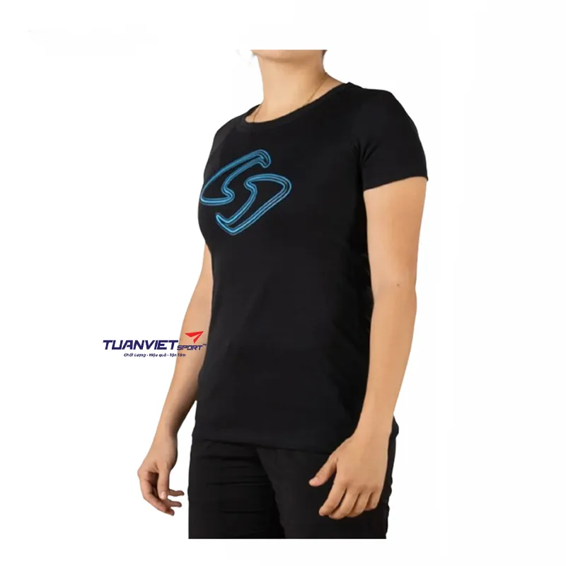 Áo cotton thể thao nữ Gearbox Tee Black