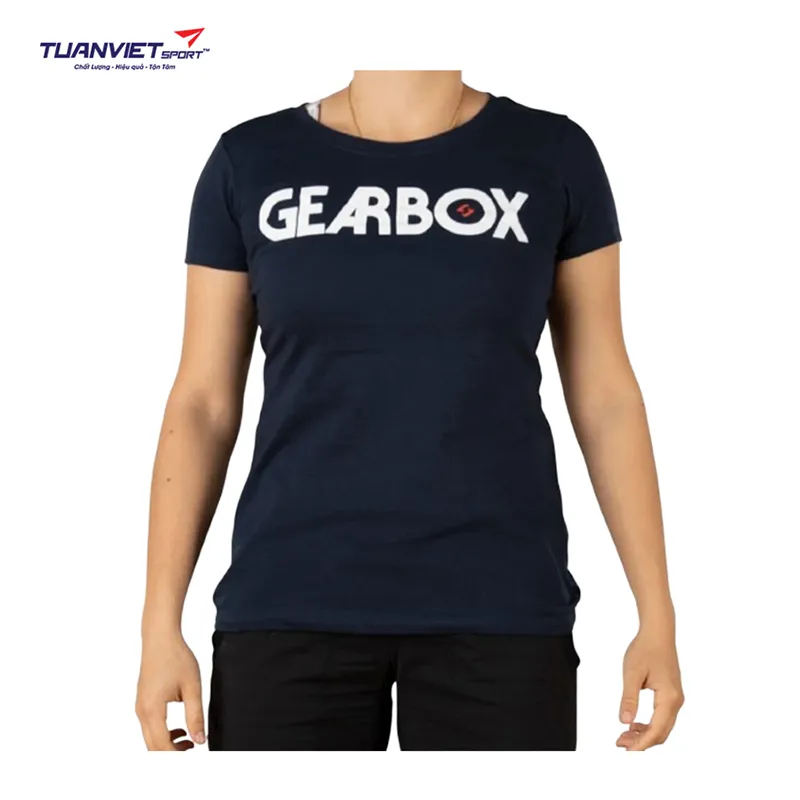 Áo cotton thể thao nữ Tee Navy (Tilt)